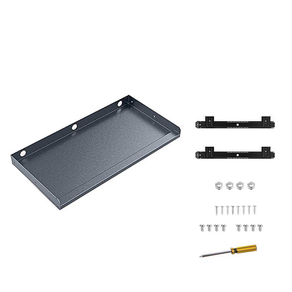YANGHX Keyboard Tray Under Desk Slide Drawer Heavy-Duty Ergonomic Keyboard Slide-Out Platform,Underdesk Drawer Office Storage Organizer Computer Desk