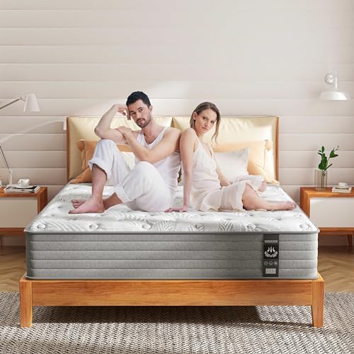 CIUANCE Single Size Mattress 3FT, 10 Inch Gel Infused Single Mattress with Individual Pocket Springs for Ultimate Support & Pressure Relief