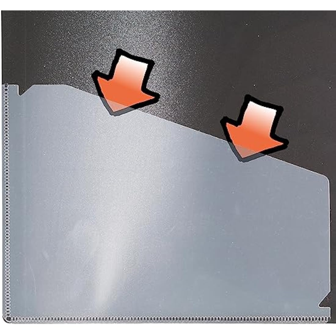 eco-eco A4 Size 50% Recycled 80 Pocket Black Presentation Display Book, Storage Case Portfolio Art Folder with Plastic Sleeves