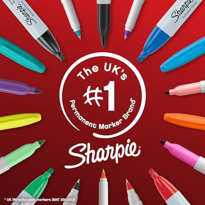 Sharpie Metallic Permanent Markers | Fine Point | Gold | 12 Count