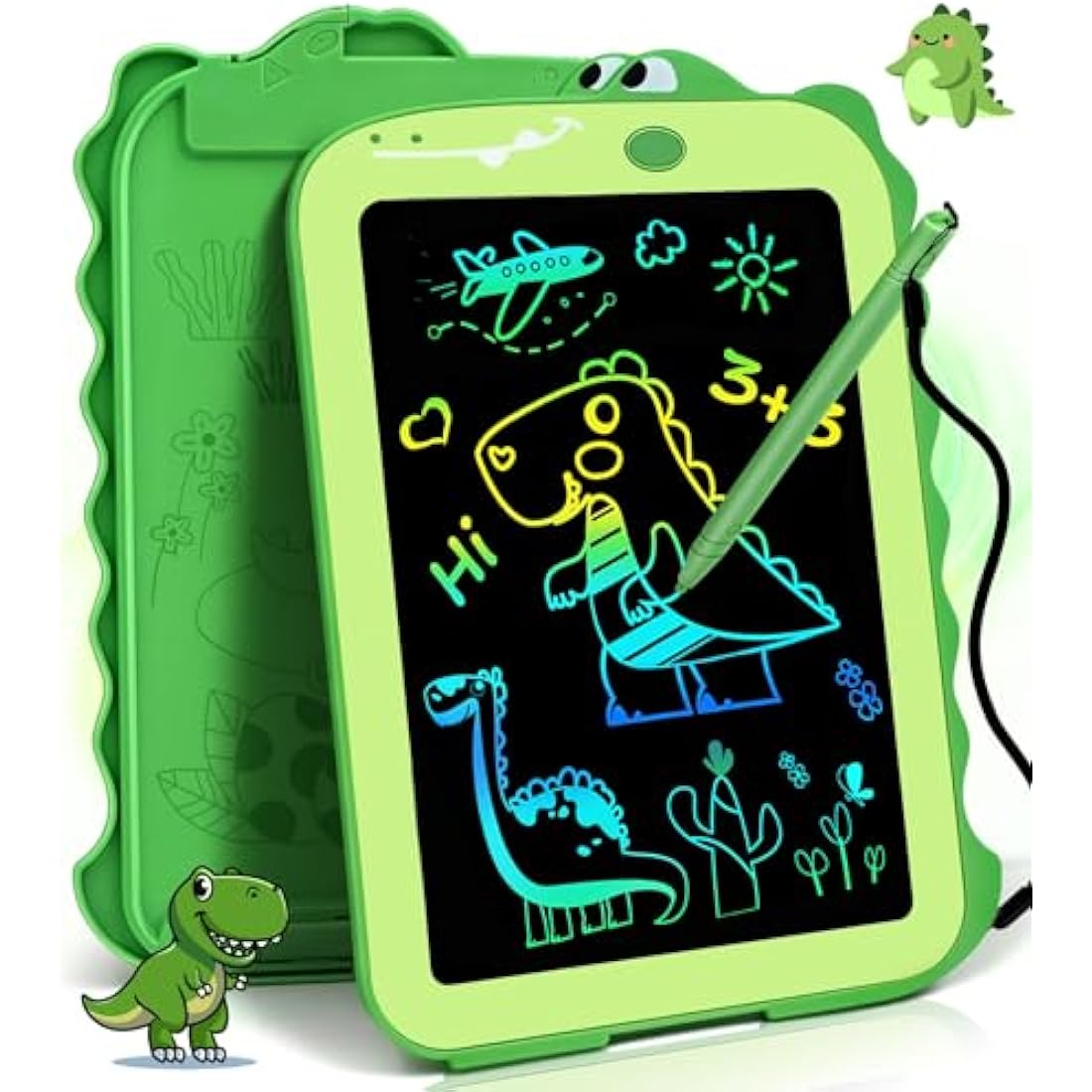LCD Drawing Tablet Kids Toys for Girls Boys Age 2-3 Birthday Christmas Gifts, Colorful LCD Writing Tablet Educational Toys for 2 3 4 5 6 7 Year Old Kids, Drawing Pad Travel Games for Autistic Children