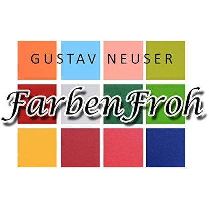 Gummed Envelopes | DL Format 110 x 220 mm | Completely Coloured Paper | Postal Envelopes without Window | Ideal for Christmas, Greetings and Invitation Cards | FarbenFroh Series 150 Umschläge dark red