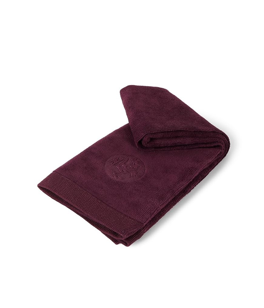 Manduka eQua Hot Hand Towel - 16" Double-Knit Microfiber Rapid Sweat Absorption Multipurpose Workout Towel 16 x 26.5 Inches