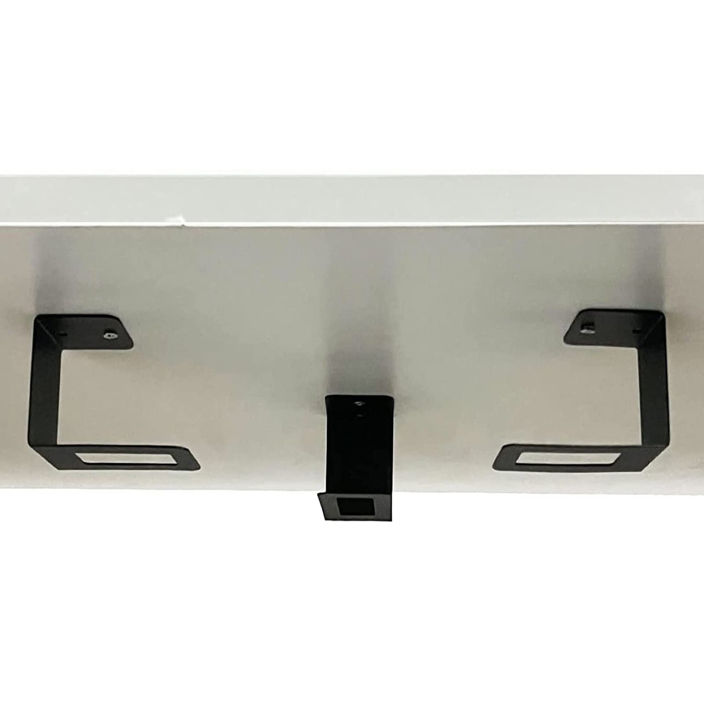 (3) Laptop Holder Under Desk Laptop Mount Organizer Rack Storage Shelf, Add On Under Table Laptops, Keyboard, Routers, Modems, Cable Box