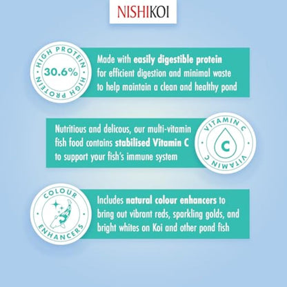 Nishikoi Multi-Sticks Complete Food for Koi and Pond Fish - 1575g