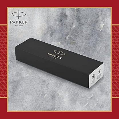 Parker IM Rollerball Pen | Premium Red Lacquer with Gold Trim | Fine Point with Black Ink Refill | Gift Box, 1 Count (Pack of 1)
