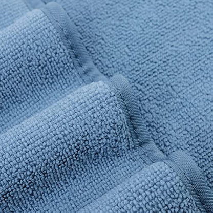 POLYTE Quick Dry Lint Free Microfibre Bath Towel, 76 x 145 cm, Pack of 4 (Blue)