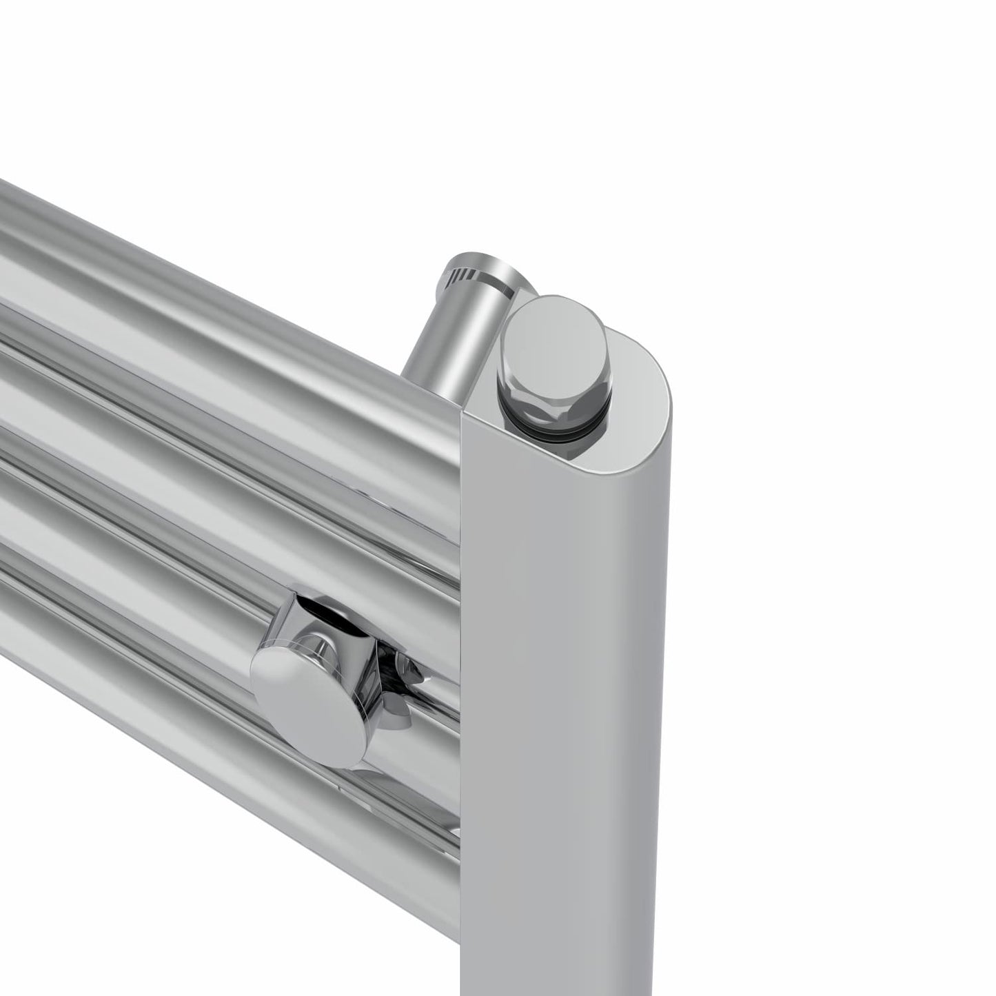 Warmehaus Straight Heated Towel Rail Radiator Ladder Chrome 1600x400mm