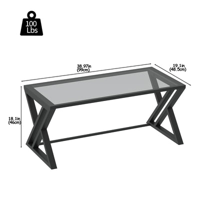 Coffee Table, Living Room Table, Center Tea Table, Glass Coffee Table