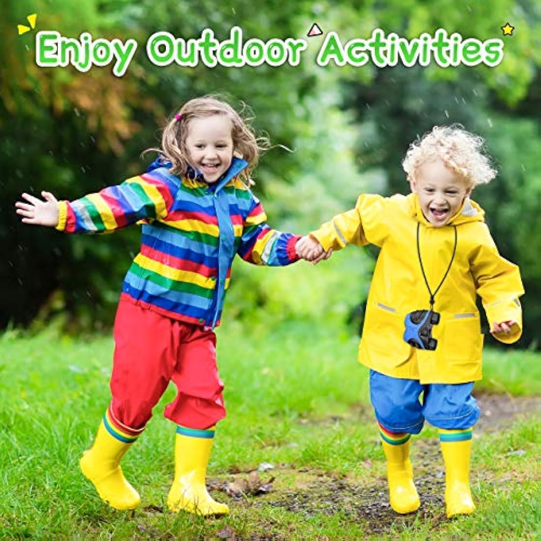 EUTOYZ Binoculars Kids, Boys Toys for 4 5 6 7 Year Old Boy Gift for 3-10 Year Olds Boys Toys Age 3-10 Kids Toys Christmas Gifts Stocking Fillers Blue