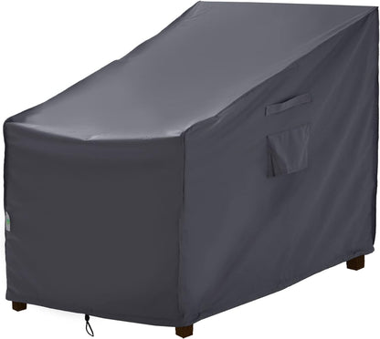 F&J Outdoors Garden Chair Covers Waterproof Patio Furniture Covers Heavy Duty UV Resistant Outdoor Lounge Chair 1Pack 84x86x65/81cm Armchair Storage