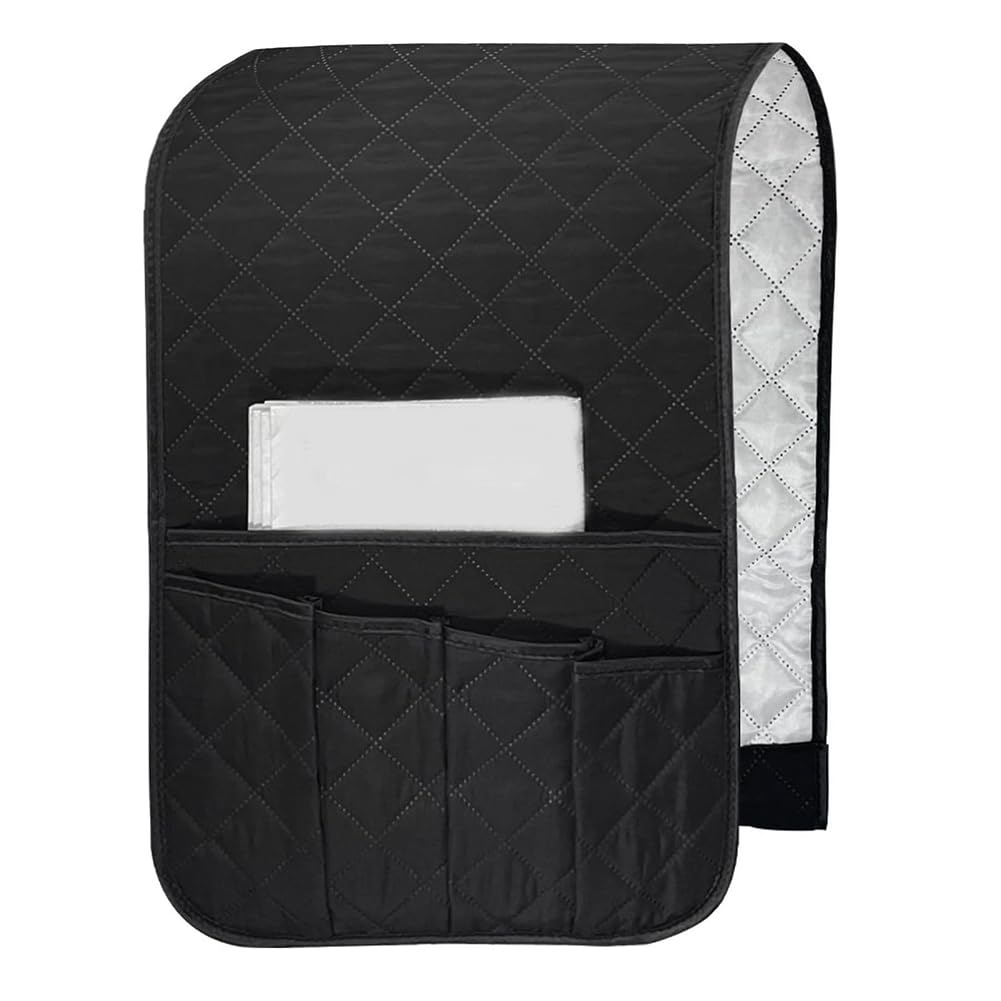 Ginobili Sofa Remote Control Holder Non-Slip Armchair Holders for Couch Recliner with 5 Pockets for Book Etc