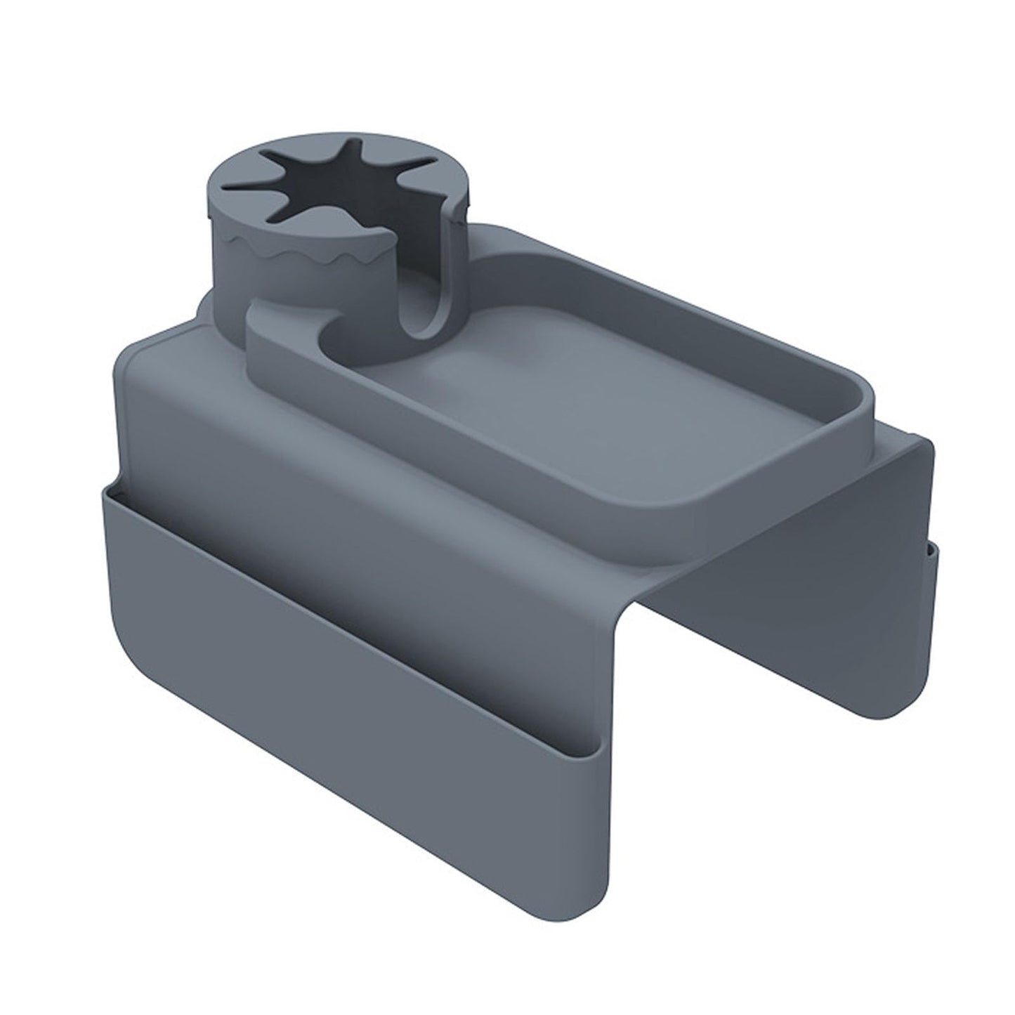Hosoncovy Silicone Sofa Couch Cup Holder Tray Drink Holder with Side Pockets for Sofa Arm Couch Caddy Anti-Spill for Chair Recliner,Armrest Remote