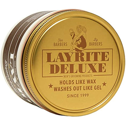 Layrite Superhold Pomade 297g | High Hold | Water Soluble | Medium Shine
