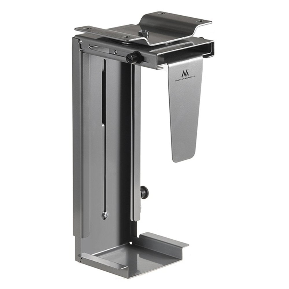 Maclean MC-713B or MC-713S Under Desk PC Mount The 10 kg Black Or Silver Silver