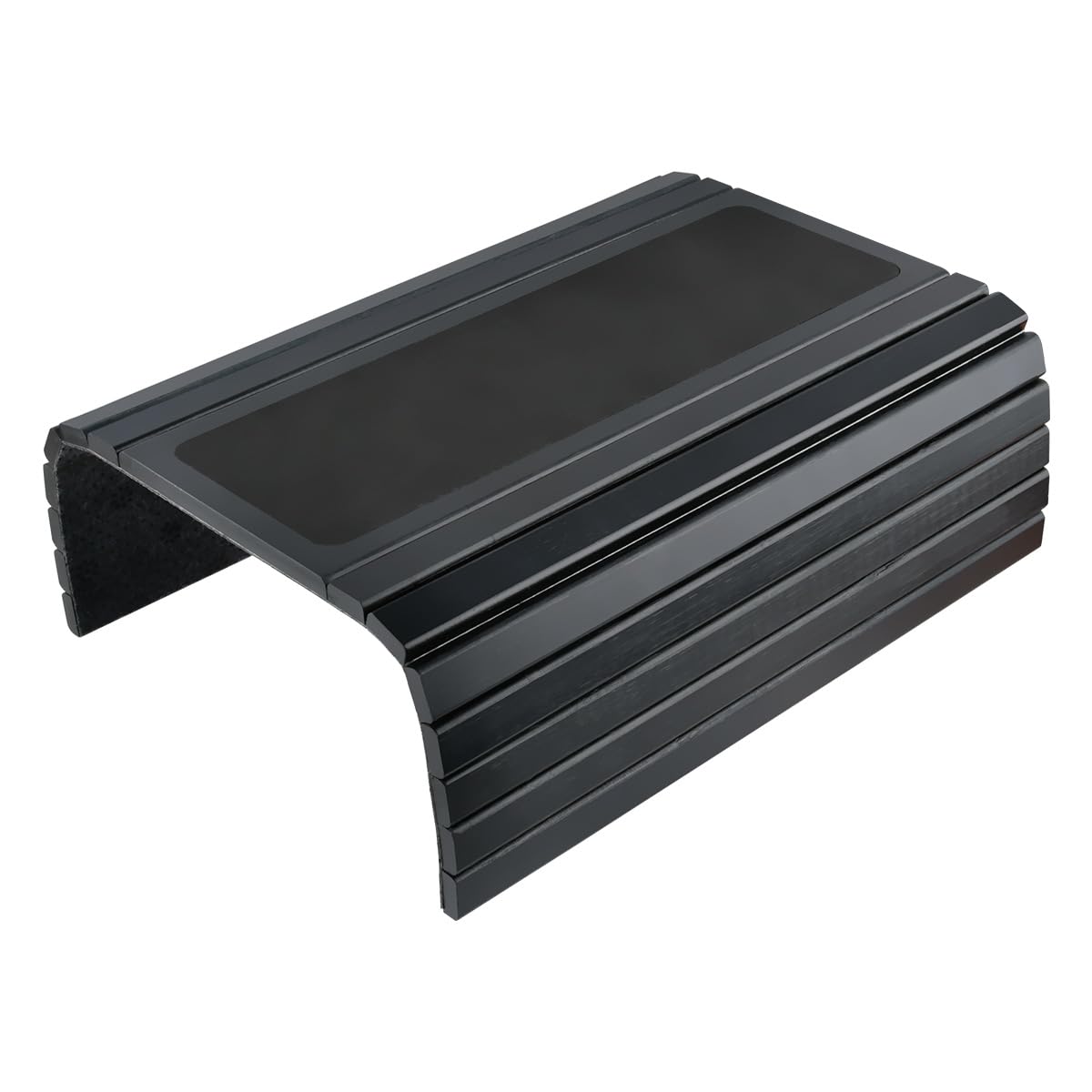 DODUOS Sofa Arm Tray Foldable Armchair Tray,Wooden Sofa Arm Table,Non-Slip Couch Arm Table,Felt With Base to Protect Furniture for Drinks Remote