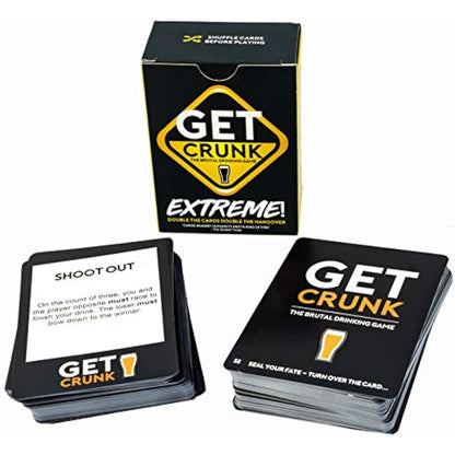 Get Crunk Extreme Volume 3 - The Brutal Card Drinking Game for Students, Pre Drinks, Stag and Hen Parties. You will be abused!