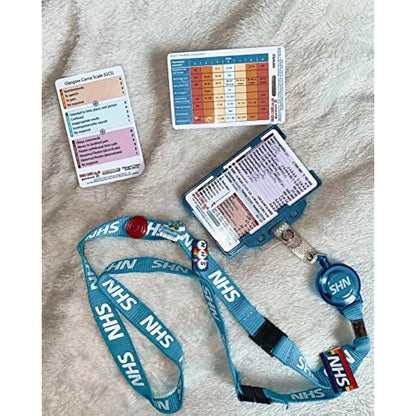 YardCard - Medical Reference Card Set: ECG, Blood Test Ranges, Glasgow Scale, SBAR, & NEWS2 | Ideal for Medical & Nursing Students, Paramedics