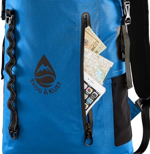 Skog Å Kust BackSåk Pro Waterproof Floating Backpacks with Exterior Airtight Zippered Pocket