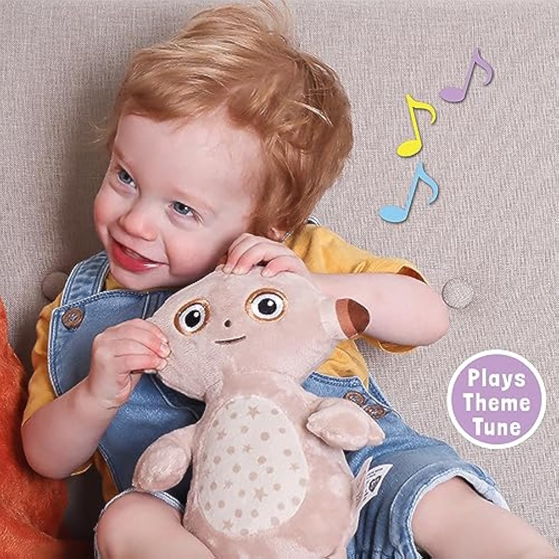 In The Night Garden Makka Pakka Talking Teddy Bear, Cbeebies Cute & sensory toys. Comforting sounds. Kids Toys & Baby toys 0-6 months, Brown