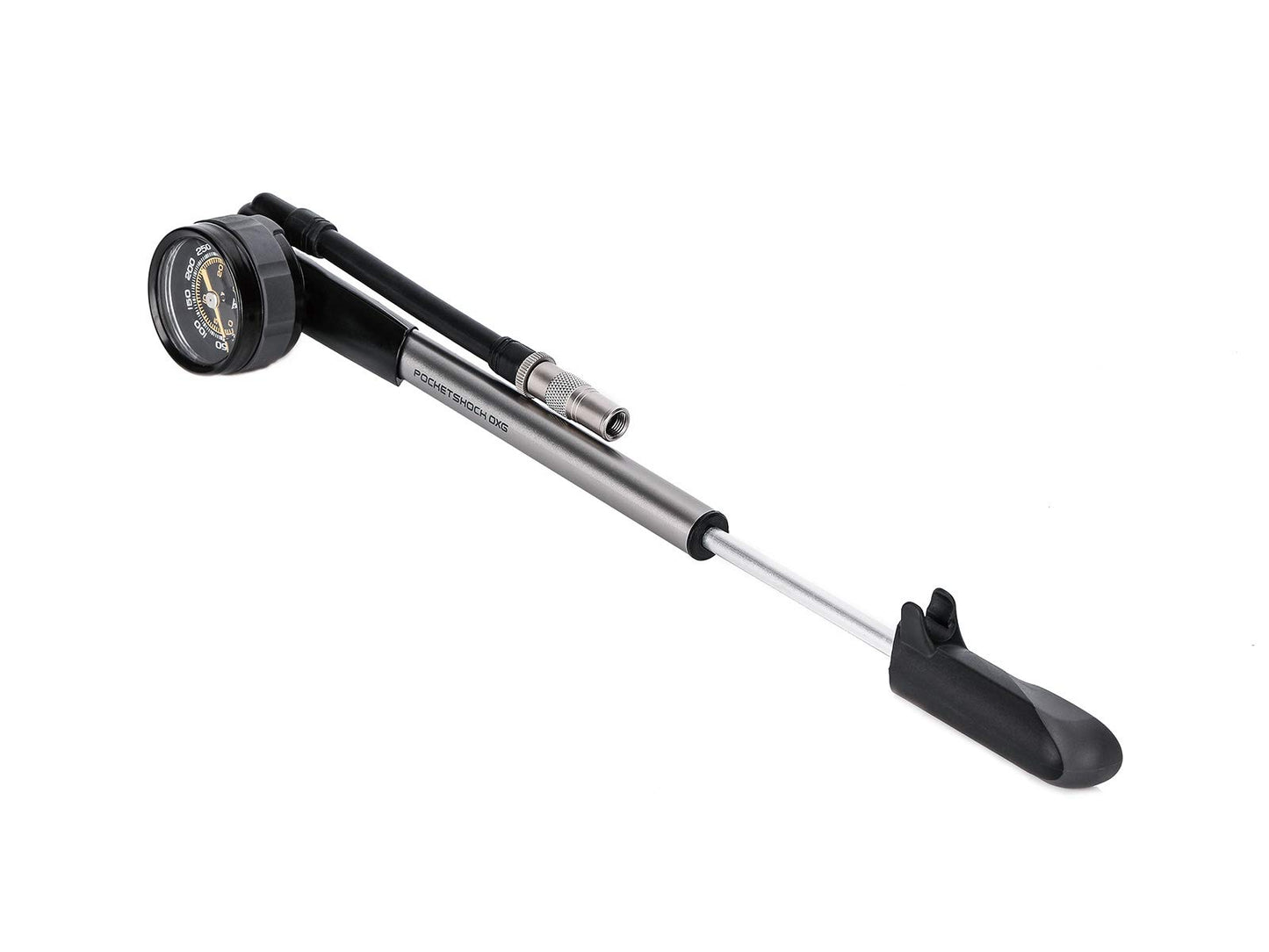 Topeak 360 PSI/24.8 Bar Pocket Shock DXG Dial Gauge, Silver