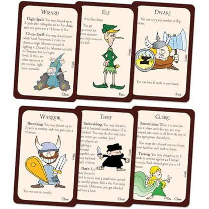 Steve Jackson Games | Munchkin: Deluxe | Board Game | Ages 14+ | 1-4 Players | 30-120 Minute Playing Time