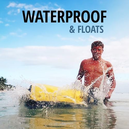 Overboard Explorer Waterproof Backpack Bundle | Roll Top Floating Dry Bag for Kayaking, Beach, Boating, Hiking, Rafting | Includes Waterproof Phone Case and Backpack Organiser