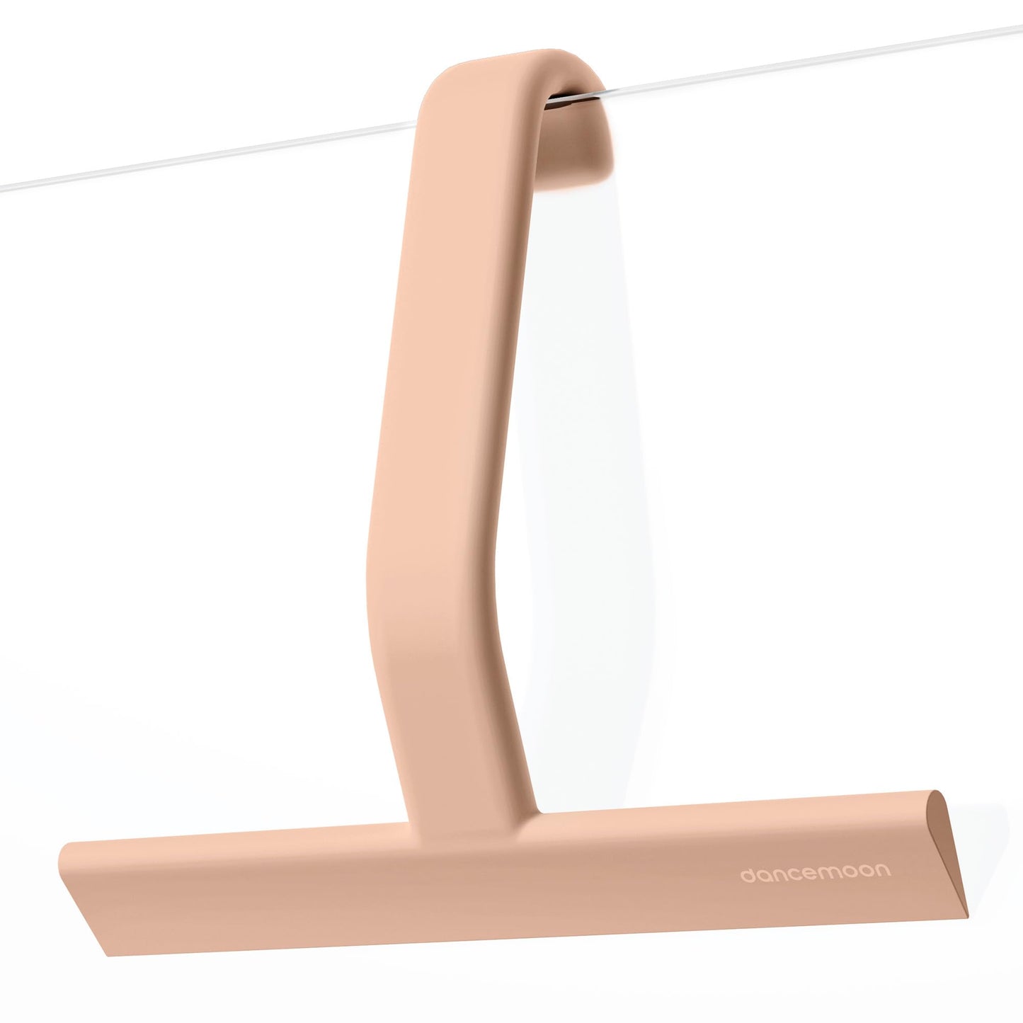 dancemoon JustHang Shower Squeegee with Built-in Hook, 25 cm, Terracotta