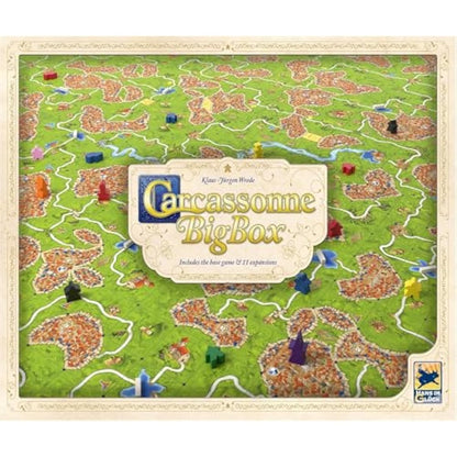 Z-Man Games Carcassonne Big Box (2022) | Board Game | Ages 7+ | 2-6 Players | 35 Minutes Playing Time, Multicoloured, (ZMGZH010)
