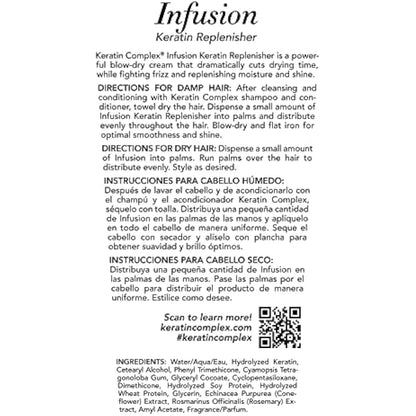 Keratin Complex Infusion Keratin Replenisher For Unisex 2.5 oz Cream