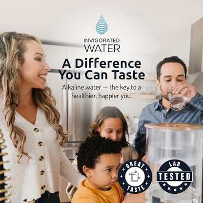 Invigorated Water PH001 3-Pack Alkaline Water Filter ? Plus PH002 UF Membrane Filter - Value Bundle - Compatible with pH Recharge pH Restore and pH