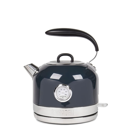 Haden Jersey Blue Electric Kette - 1.5l Capacity, 3000w Rapid Boil Kettle, 360 Swivel Base, Ergonomic Handle, Bpa-free Stainless Steel Kettle -
