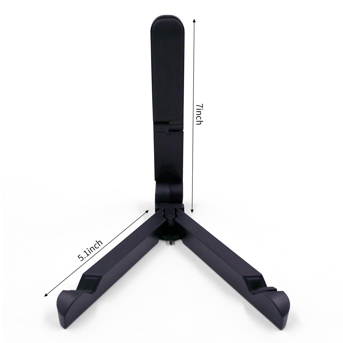MayRecords Vinyl Record Display Stand Rack Foldable Anti-skid Multifunctional LP Albums Storage Holder Tabletop Plastic Storage Rack Black