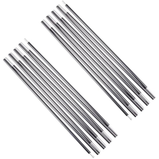 Azarxis Tent Pole Replacements Set of 2, Aluminum Alloy Tent Rod with Elastic Shock Corded Adjustable Tent Support Frames Repair Kit Tent Accessories Camping Equipment for Hiking Backpacking