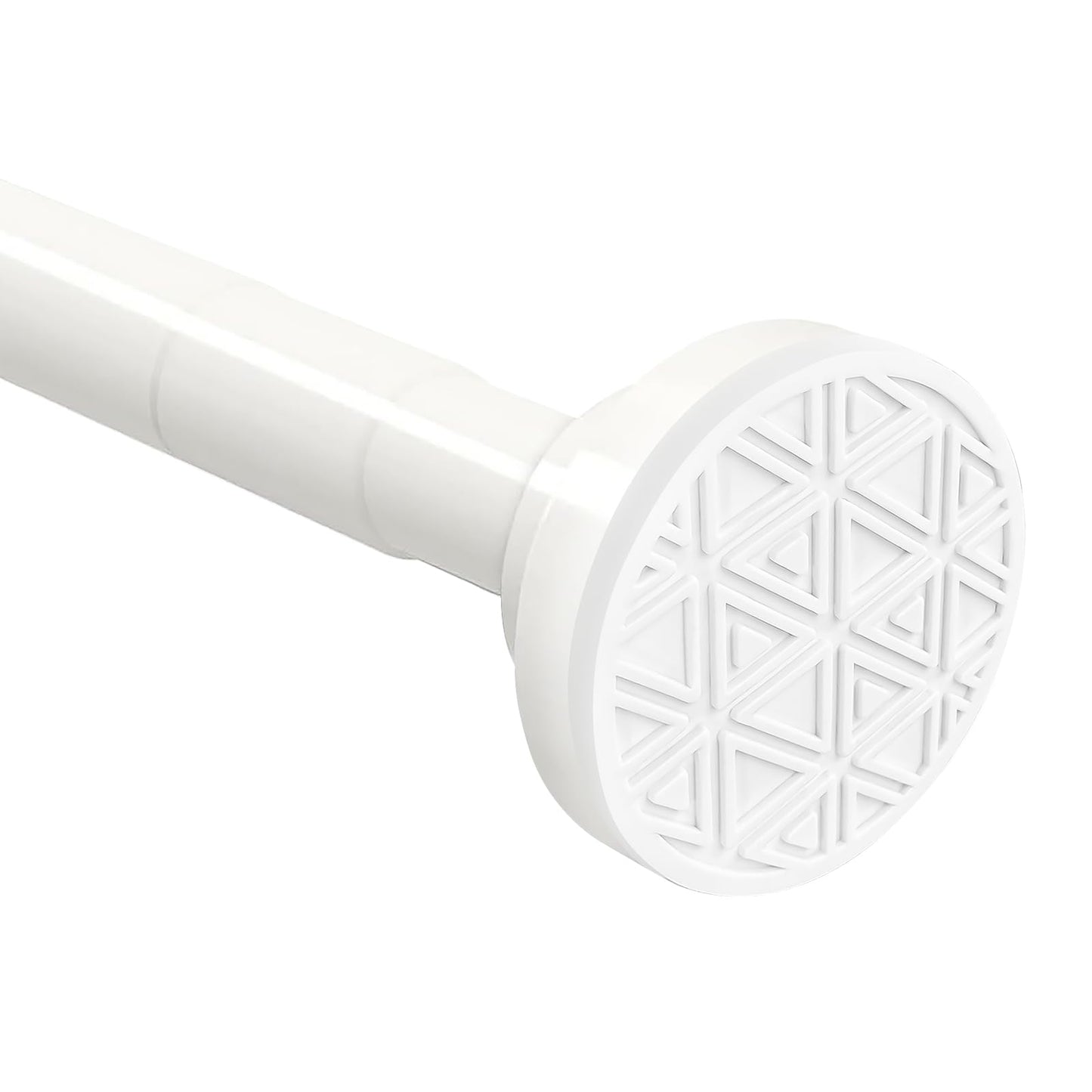 Shower Curtain Rod 60-290cm/23-114inch, Tension Rods for Curtains, Extendable, Nail Free Installation, Non-slip Durable, 304 Stainless Steel, Splice