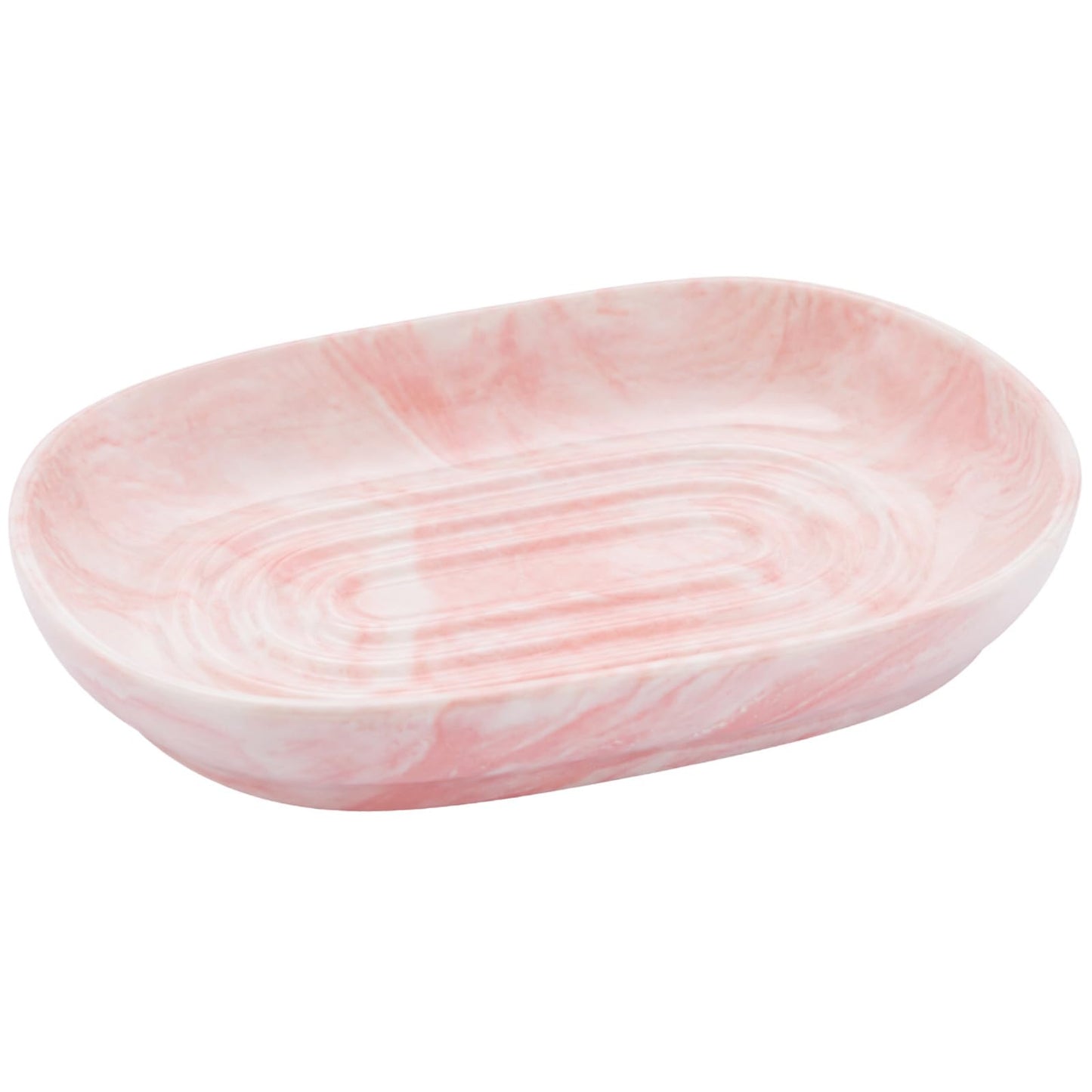 Xgvzs 1 PCS Ceramic Soap Dish Bar Soap Holder Soaps Tray Dish Oval Container Keep Soap Dry for Bathroom Sink Kitchen Counter (Pink)