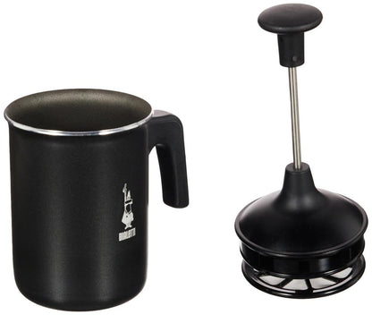 Bialetti CD Tuttocrema-166 ml Tuttocrema-Manual Milk frother with a Capacity of 166 ml, Plastic, Black, 30 x 20 x 15 cm