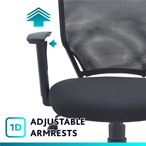 Office Hippo Desk Chair, Ergonomic Contemporary Office Chair, Highly Adjustable For Extra Comfort With Moulded Seat