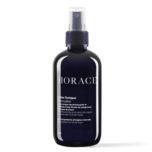 HORACE Tonic Lotion for Men - Toner Spray with Prebiotics - Gentle Skincare for All Skin Types - Fresh, Aromatic Scent, 200 ml