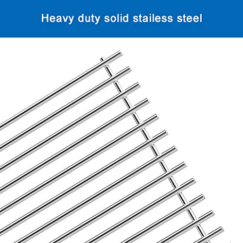 onlyfire Replacement BBQ Stainless Steel Cooking Grill ROD Grid Grates for Weber 7528 Genesis E/S 300 series Models Grill, Set of 2