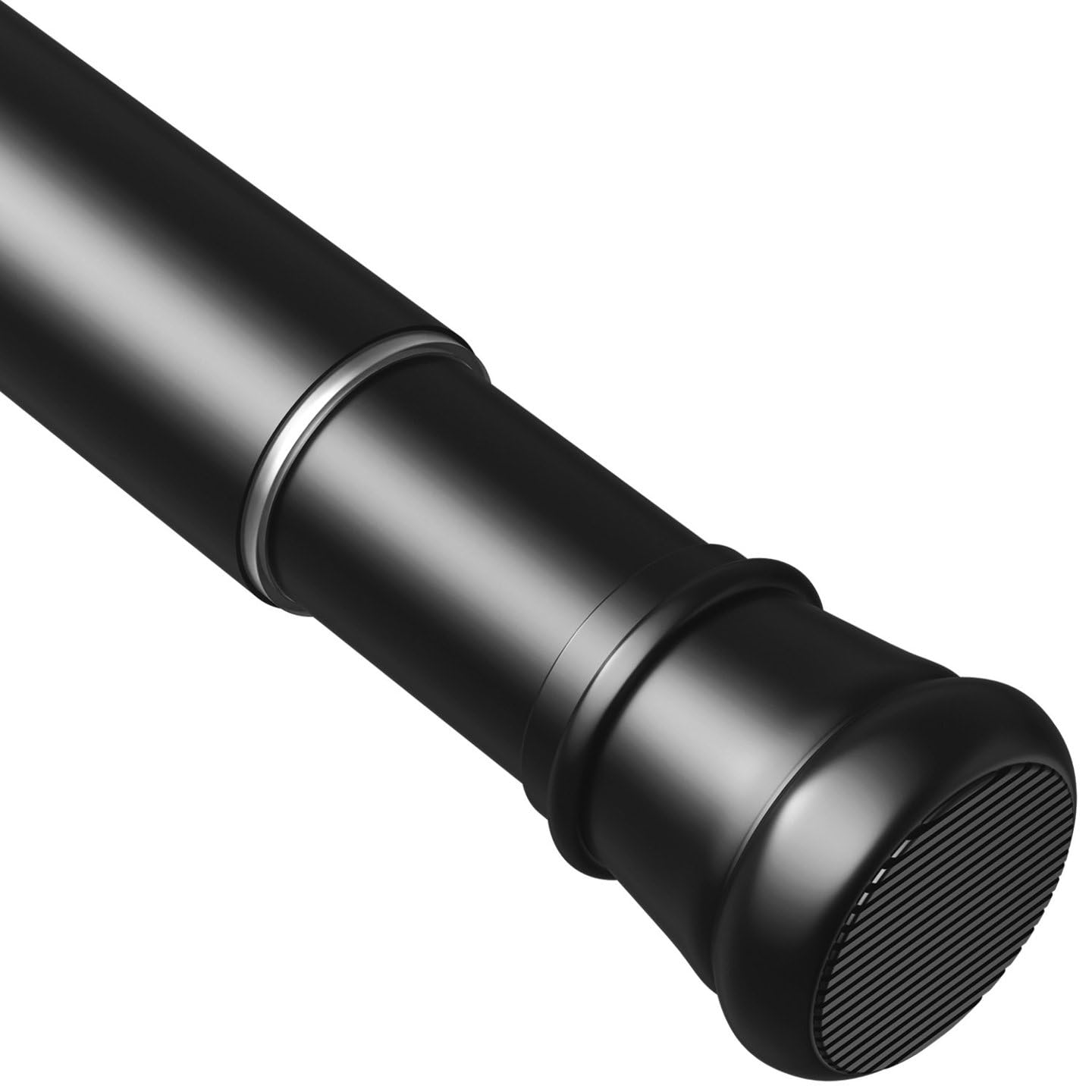 Curtain Poles No Drilling Tension Rod Extendable Shower Curtain Pole Telescopic Shower Rail For Windows Shower Wardrobe Black 85-265Cm Ø32mm