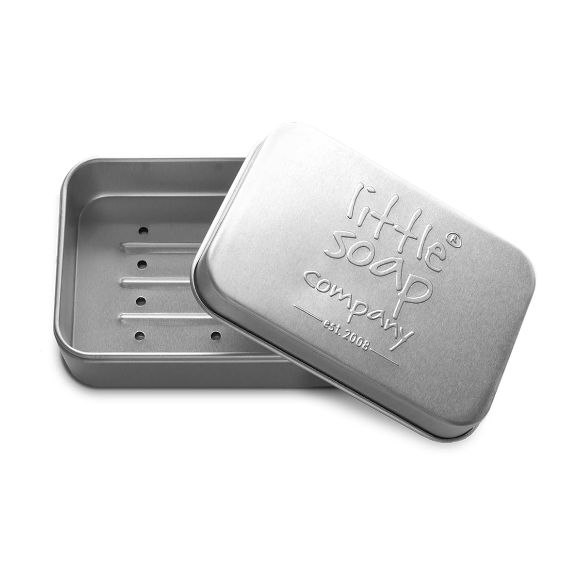 Little Soap Company Naturals Soap Storage Tin for 100g Bars, Leak-Free