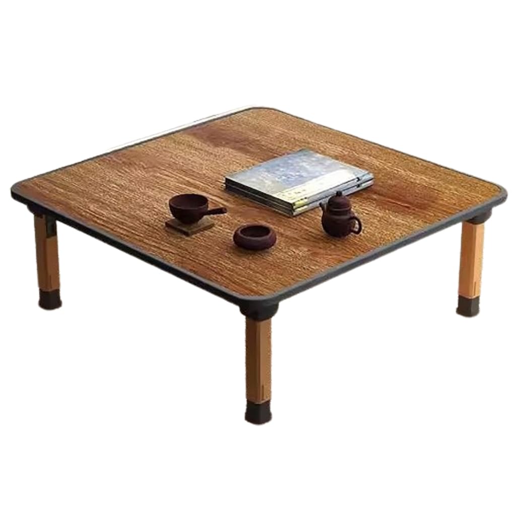 WIKLMOTH Multifunctional Folding Japanese-Style Tea Coffee Table, Low Table, Dining Table, Study Table, Small Desk