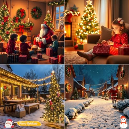 Avoalre LED Christmas String Lights 25M 1000LEDs Warm White Christmas Lights 8 Modes IP44 Low Voltage Outdoor Cluster Fairy Light Plug in for Home Garden Xmas Tree Wedding Party Decoration