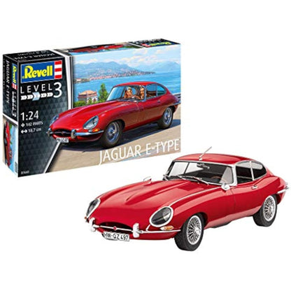 Revell 07668 Jaguar E-Type (Coupé) 1:24 Scale Unbuilt/Unpainted Plastic Model Kit