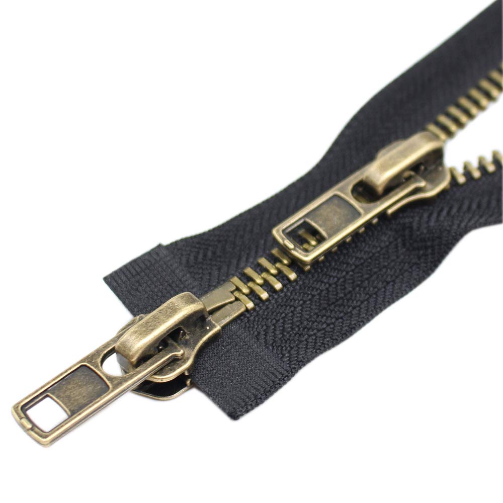 ByaHoGa 68 cm #8 Zip Metal 2 Way Separable Bronze (TW)