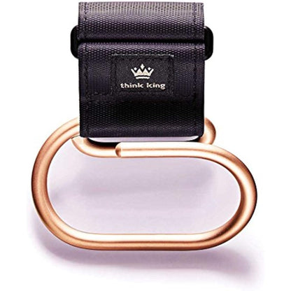 Jumbo Swirly Hook Black/ Gold Stroller Accessory