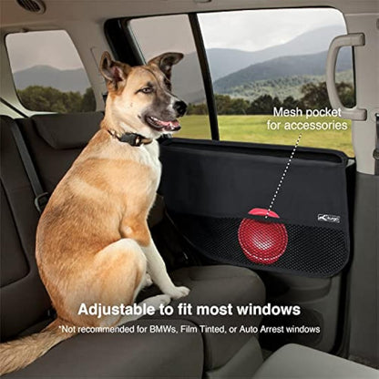 Kurgo Car Door Guard, Dog Car Door Protector, Easy Installation, Waterproof & Stain-Resistant, 2-Pack, Black