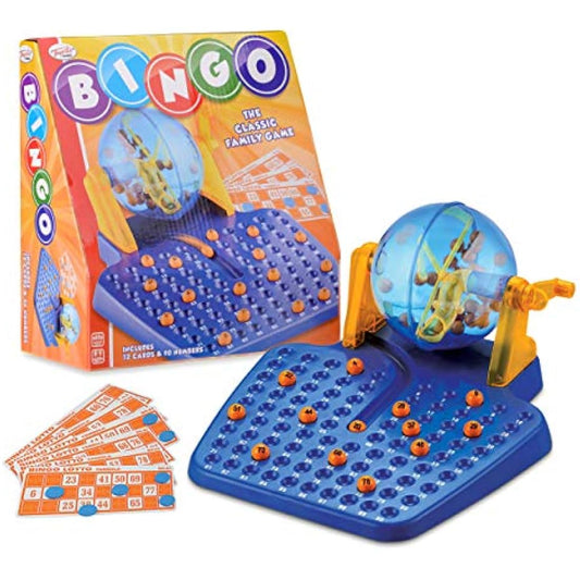 Toyrific | Complete Classic Bingo Game Set, Traditional Family Game, Educational 72 Cards and 90 Numbered Balls for Children and Adults