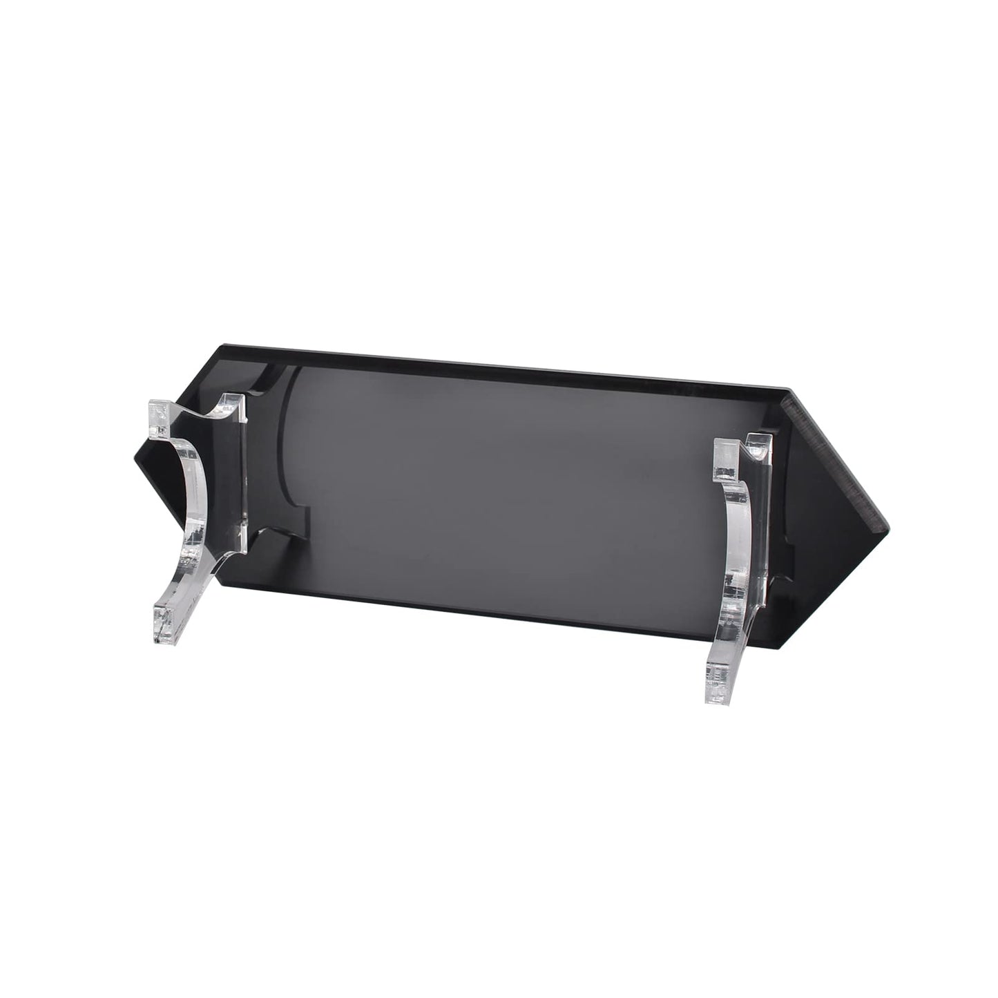 WANLIAN Lightsaber Display Stand Acrylic Light Saber Hilt Holder for Show Sword (Black Bottom)